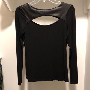 Morgan de Toi Long Sleeve Cut-out shirt